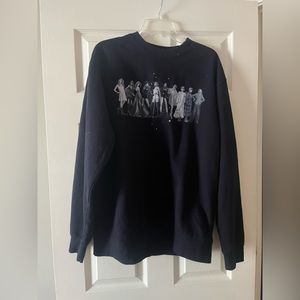 Midnights Era Navy Crewneck Sweatshirt